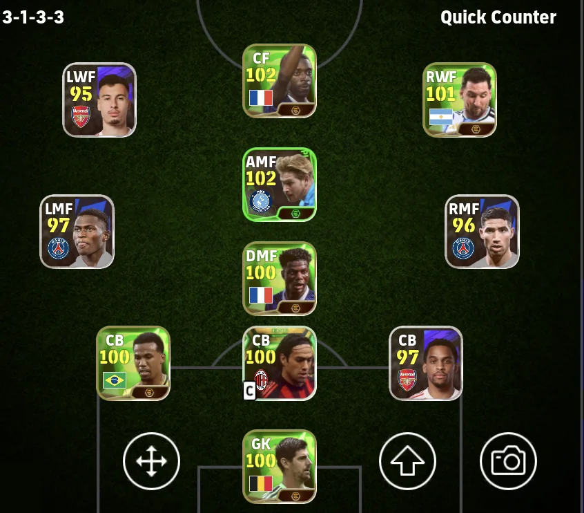 3-1-3-3 formation
