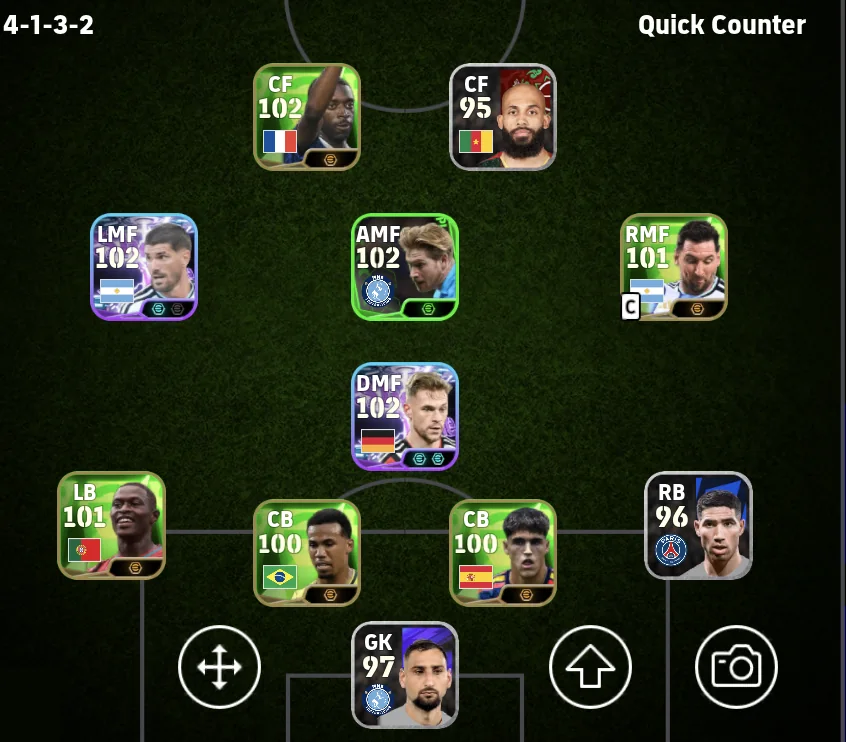 4-1-3-2 formation
