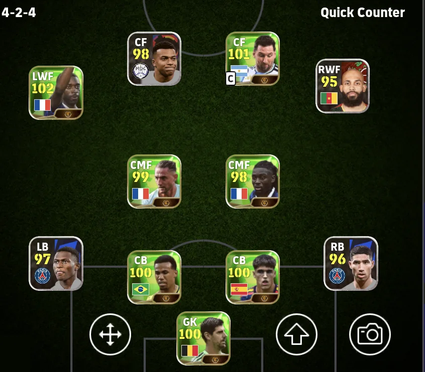 4-2-4 formation