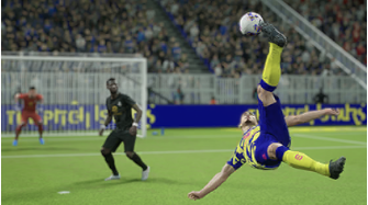 Acrobatic Finishing in eFootball
