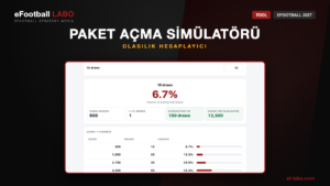 eFootball Paket Açma Simülatörü